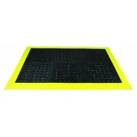 Interlocking Drainage Mat Kit: Interlocking Drainage Mat Kit, 3 1/2 ft x 5 ft, Diamond Grid, Vinyl (MPN AG2BZ2)