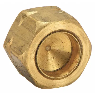 PARKER 59CA-6 Self-Aligning Brass Compression Fitting Plug - Self-Aligning Brass Compression Fittings