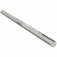 Replacement shaft for HVACR bases, housings, and mounting kits. Used to connect motors to fans, blowers, or pumps in commercial and industrial heating, ventilation, air conditioning, and refrigeration equipment.