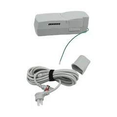 This ALCO control box is a replacement part for Span America MC9R Encore healthcare beds. It is made of gray plastic and manages bed positioning functions such as head and foot elevation. Compatible with Span America MC9R Encore bed systems.