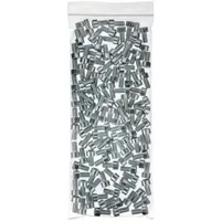 Single-zip reclosable poly bag, 2 mil thick, 6 inches wide and 15 inches long. No hang hole. Flat pack of 1,000 bags. Suitable for packaging, storing, and protecting small parts, hardware, or components in industrial and warehouse settings