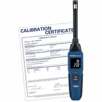 REED INSTRUMENTS Thermo-Hygrometer/Traceable Calibration: Included, Humidity/Temp, -4°F to 140°F (MPN R1610-NIST)