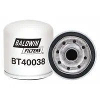 BALDWIN FILTERS Oil Filter: BT40038, 3/4"-16 Thread Size, 3 5/16 in Overall Ht, 3 in Outside Dia