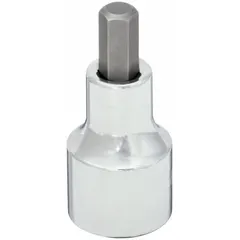 This hex bit socket features a 5/16 in hex tip with a fixed insert design for secure engagement with hex-head fasteners. With an overall length of 2 1/4 in, it is suited for driving fasteners in assembly, maintenance, and repair tasks.