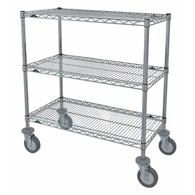 METRO Mobile Wire Shelving Unit - Mobile Wire Shelving for Dry Use