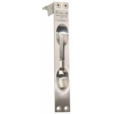 IVES FB358 US26D Flush Door Bolt, 6-3/4 in Ht, 1 in Wd, 1-3/8 in Lg - Door Bolts
