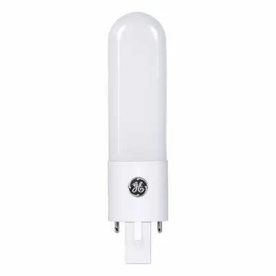 GE LAMPS Ballast Bypass LED: Type B, 2-Pin (G23), PL-C, LED, 3500K, 500 lm Light Output - LED Ballast-Bypass (UL Type B) Plug-In Lamps
