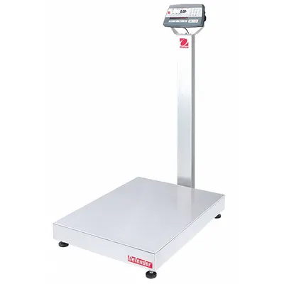 OHAUS Industrial Bench Scale: 23 5/8 in x 31 1/2 in, Not IP Rated, Column-Mounted - Bench Scales with Column-Mounted Indicator