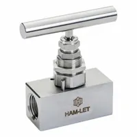 HAM-LET Plumbing Needle Valves: Inline Valve Body, 316 Stainless Steel, Screw-In Bonnet, FNPT x FNPT (MPN H-99XL-10-SS-N-NR-1)