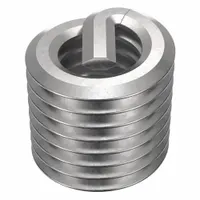 HELI-COIL Helical Insert: Tanged Tang Style, Free-Running, M3-0.50 Thread Size, Plain, Plain, 100 PK (MPN A1084-3CN045)