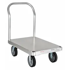 MAGLINER Platform Truck: 2,000 lb, 60 in L x 30 in W x 12 1/2 in H Deck, Thermoplastic Rubber (MPN PTK3060S1-Q). Key specifications — Brand: MAGLINER; Caster/Wheel Configuration: (2) Rigid; Color: Silver.