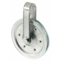 PRIME-LINE Pulley: Steel, 265 lb Load Rating - Max, 4 in Overall Lg, For 3/16 in Cable Dia - Max (MPN GD 52108)