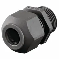 Liquid Tight Cord Connector: Nylon, PG7, Male, 0.11 in to 0.25 in, Black, 1 3/16 in Overall Lg (MPN SECP7BA)