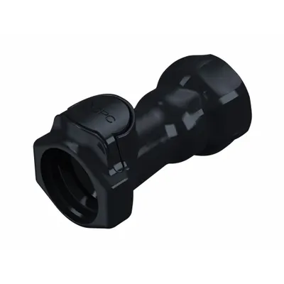 CPC Quick Connection Coupling: Straight, 3/4 in Pipe Size, Quick-Disconnect Coupler x GHT - Polysulfone Quick-Disconnect Tube Fittings