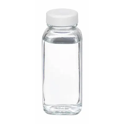 WHEATON Bottle: 125 mL, 33-400 mm, No Closure, No Closure, Colorless - Rectangular Glass Lab Bottles