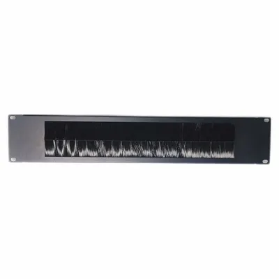 VIDEO MOUNT PRODUCTS Brush Plate Filler: 1 Rack Units, 19 in Overall Wd, 1 3/4 in Overall Ht - Brush Plate Panels
