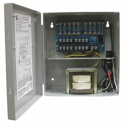 ALTRONIX Power Supply 8Fuse 24Vac @ 3.5A: Power Supply - Power Supply Boards with Enclosures