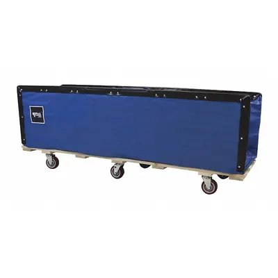 ROYAL BASKET TRUCKS Basket Truck: 28.3 cu ft, 600 lb, 85 in L x 24 in W x 24 in H, Blue - Easy-Access Basket Trucks with Permanent Mildew-Resistant Vinyl Liner