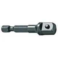 APEX Power Socket Adapter: 3/8 in Output Drive Size, Square, 4 in Overall Lg, Oiled (MPN EX-370-4)