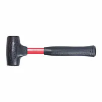 Dead Blow Hammer: Fiberglass Handle, 1 lb Head Wt, 1 5/8 in Hammer Face Dia, 12 in Overall Lg, Steel (MPN J1429DBA)