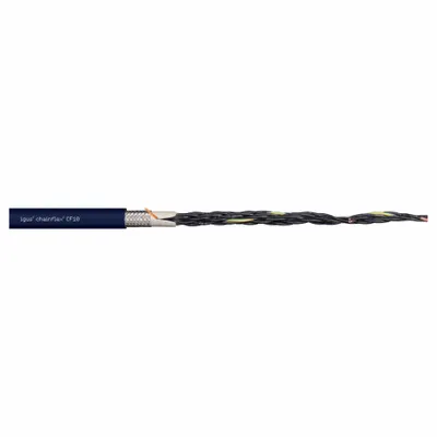 CHAINFLEX Control Cable: 22 AWG, 5 Conductors, Order by the Foot, TPR Jacket - Continuous Flexing Control Cables