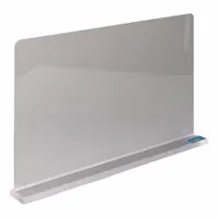 Lab Splash Shield: 18 in Overall Lg, SPLASH-18x23-T, 23 in Overall Wd