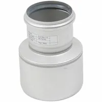 Metal Pipe Straight: Stainless Steel, Straight, 4 in x 2 in, Female Socket x Male, Female x Male (MPN CI-4x2-316)