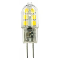 APPROVED VENDOR Compact LED Bulb: LED, 2-Pin (G4), T4, 30V AC/DC, 0.156 W Watt, 230 lm Light Output (MPN JC20LED-1PK)