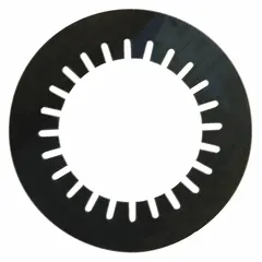 This retention clip is used in fleet and vehicle maintenance for securing panels, liners, or trim in truck, trailer, and heavy-equipment applications. It features a low-profile design with overall dimensions of 4-7/8 in length, 4-7/8 in width, and 3/16 in height.