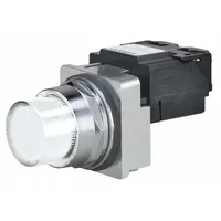 SIEMENS Pilot Light: 30 mm Panel Mounting Size, White, Incandescent, Class 52 Series (MPN 52PL4GB)