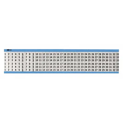 BRADY Preprinted Wire Marking Label Sheets