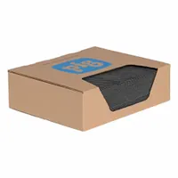PIG Sorbent Pad: 25 1/4 oz Volume Absorbed Per Pad, 20 in x 16 in Pad Size (L x W), 50 PK (MPN MAT2906)