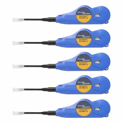FLUKE Connector Cleaner: Connector Cleaner, QC-MMC-16-5P, Universal - Probe Tips & Adapters for Fiber Optic Testing
