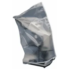 Microscope dust cover designed to shield equipment from dust and airborne contaminants in laboratory or industrial settings. Helps maintain cleanliness and extend instrument life by preventing particle buildup on lenses and moving parts.