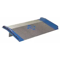 BLUFF Dock Board: 15,000 lb Load Capacity, 48 in Overall Lg, 72 in Overall Wd, Diamond Treadplate (MPN BC7248)