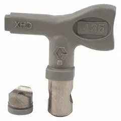 Airless spray gun tip with 0.035 in orifice, designed for use with XHF series spray guns and compatible with model XHD001. Suitable for applying paints and coatings in industrial finishing and protective coating tasks.