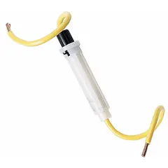 Single-pole, non-rejection block style fuse holder for glass and ceramic fuses. Rated 32 V AC and 32 V DC. Compatible with 312 series fuses. Suitable for low-voltage circuit protection in automotive, marine, and control applications.