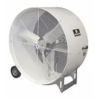SCHAEFER Circulating Fan: 42 in Blade Dia, 115V AC, Mobile, 1 hp, Belt Drive, Polyethylene (MPN VKM42-2-O)