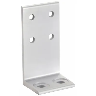 FATH INC. Floor Mount, 15 Series, Aluminum, 72 mm x 72 mm x 140 mm, Single - Floor Mounts