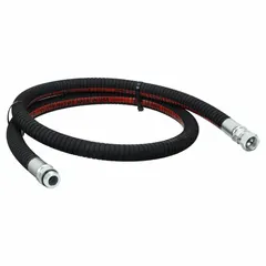 This Parker hose is a replacement component for hydraulic filtration systems, designed to convey hydraulic fluid under pressure within filtration loops. It is used in industrial machinery, mobile equipment, and plant hydraulic circuits to help maintain system cleanliness and performance.