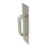 ROCKWOOD Door Pull Plate: 3 in Wd, 12 in Ht, Brass (MPN 122 X 70A.3)