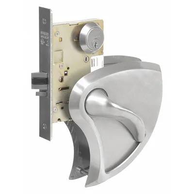 SARGENT Door Lockset: Storeroom Lever Locksets, Stainless Steel, ADA Compliant