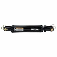 MAXIM Hydraulic Cylinder: 3 in Bore Dia., 8 in Stroke Lg, 1/2 in NPT Port Size, 1 1/4 in Rod Dia. (MPN 218335)