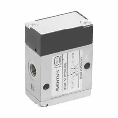Pilot Air Control Valve: Three-Way / Two-Position, 1/8 in BSPP, 1/8 in BSPP, Die Cast Zinc, Rubber (MPN 5710200100). Key specifications — attr1090324: Remote Pilot; attr1078812: Spring Return; attr1078813: Rubber; attr1078780: Die Cast Zinc; attr1078793: Single Pilot.