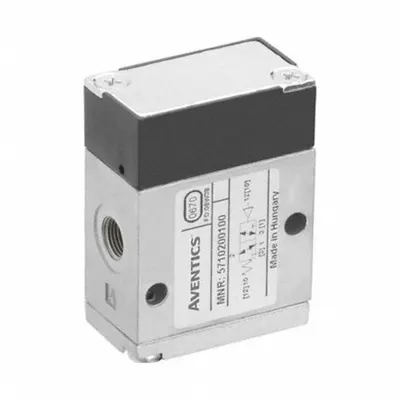 AVENTICS Pilot Air Control Valve: Three-Way / Two-Position, 1/8 in BSPP, 1/8 in BSPP - Aventics 227 Series Pilot-Operated Directional Control Valves