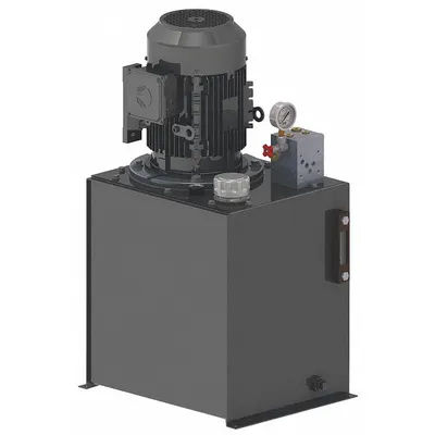MONARCH Hydraulic Power Unit: 11 gpm, 650 psi Max. Pressure, 5 hp - Standard AC Hydraulic Power Units