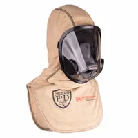 FIRE-DEX Fire Hood: DuPont®/Nomex®/PBI(R)/Lenzing Blend (20%/80%) Material, 6 oz Fabric Wt, 21 in Lg (MPN H41L1NBFHOS)