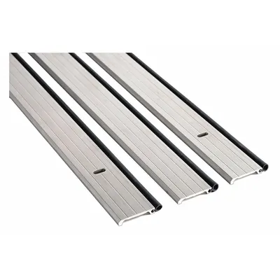 NATIONAL GUARD Door Weatherstripping: Bulb Insert, 7 ft Lg, 3 ft Wd - Metal Leaf Weatherstripping