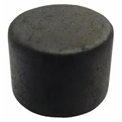 Neodymium disc magnet with 3/8 in outside diameter and 0.28 in thickness. Type 35 material provides a maximum pull force of 4.8 lbf. Suitable for holding, lifting, and positioning ferrous parts in industrial fixturing, automation, and maintenance tasks.