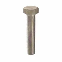 Hex Head Cap Screw: Steel, Class 10.9, Zinc Yellow, M16, Metric, 80 mm lg, Fully Threaded, 10 PK (MPN HF10160801-010P1)